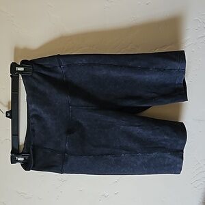 Zella women's ribbed bike shorts black medium